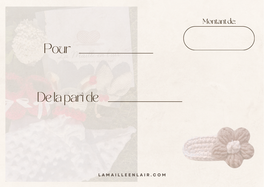 Carte Cadeaux Enfants